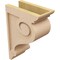 Ekena Millwork 5"W x 10"D x 15"H Classic Scroll Rough Cedar Woodgrain TimberThane Corbel, Primed Tan CORUR05X10X15SCRRCPR - alternate 6
